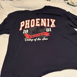 Gildan Navy Blue Phoenix Graphic Tee